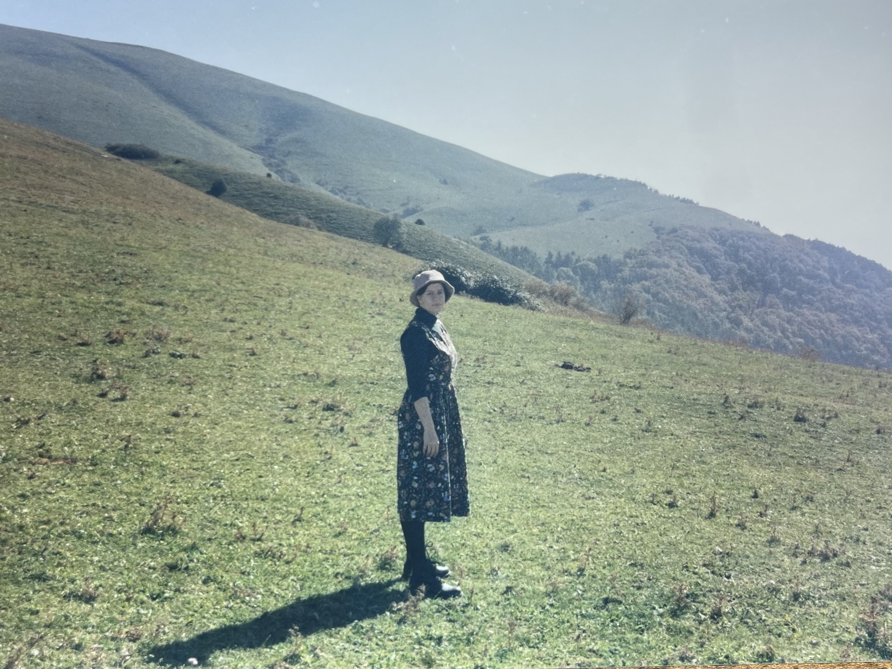 girl standing in field