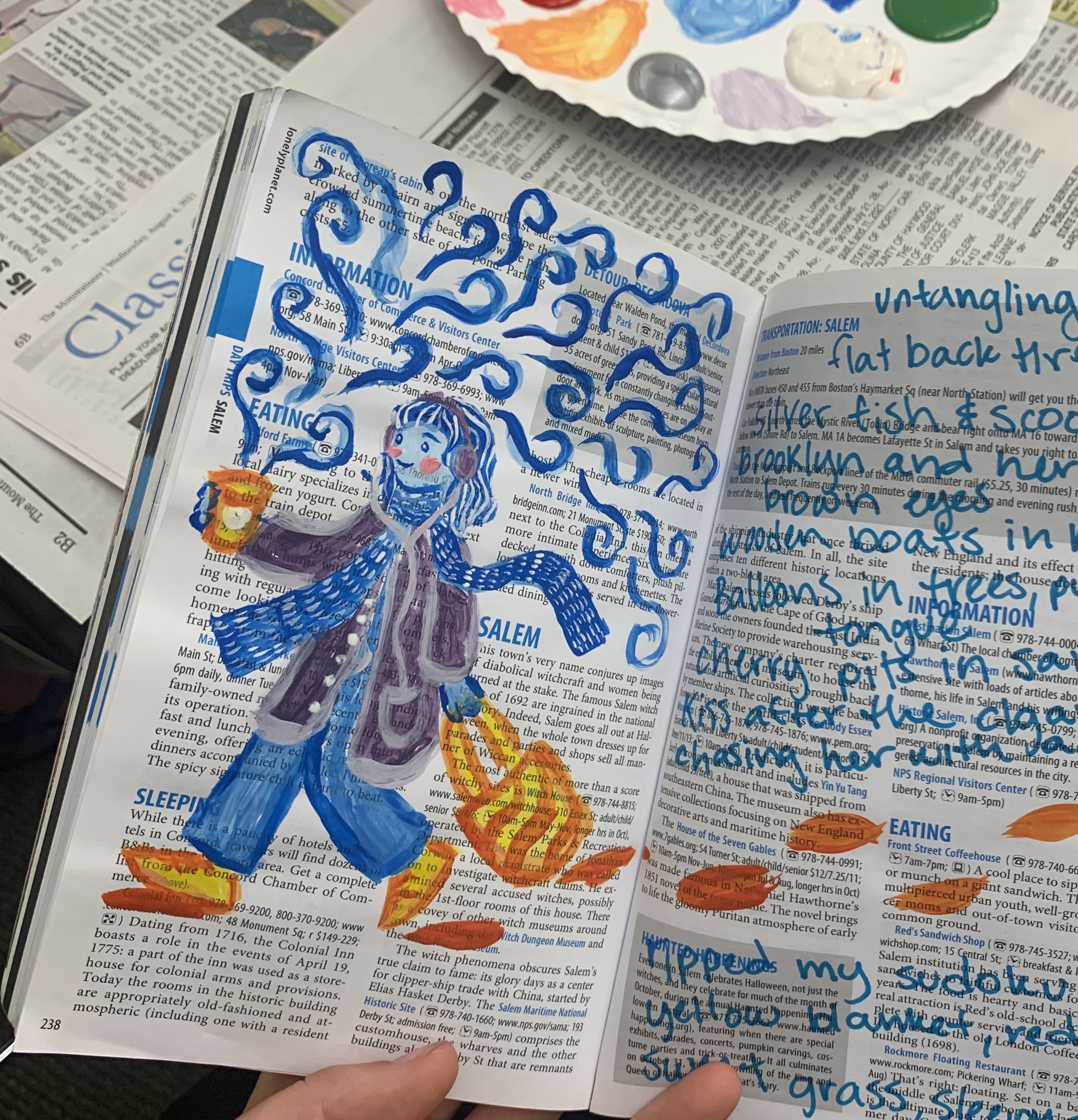 girl in winter clothing