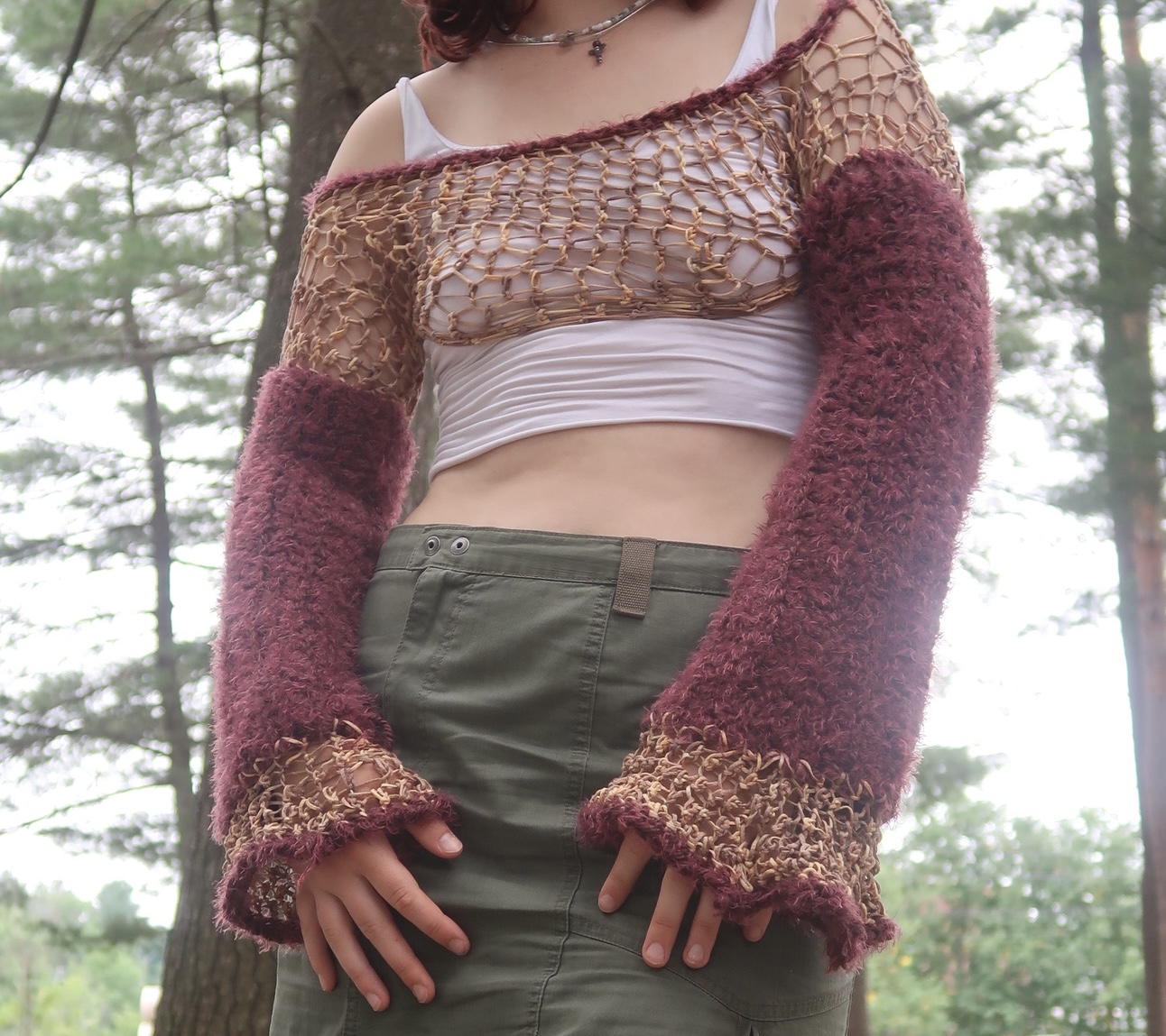 turkey tail inspired sleeves